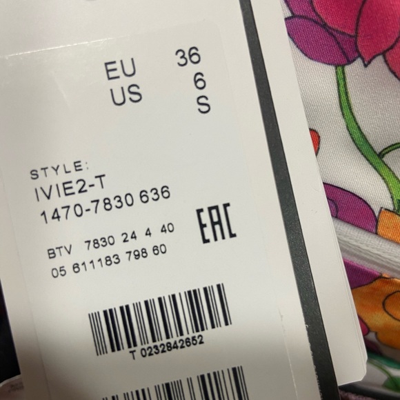 XS 🔖 BOGNER FIRE+ ICE X LOVE SHACK FANCY Ivie Printed Ski Bib Pants Waterproof - Picture 6 of 7